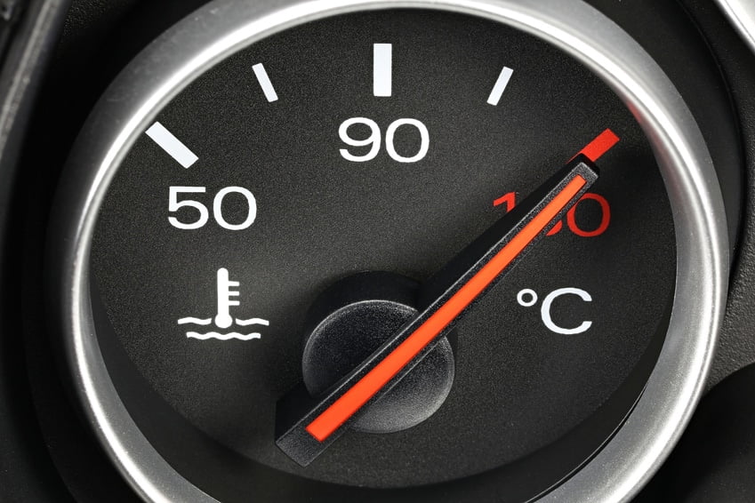 what happens if my car's temperature get's too high