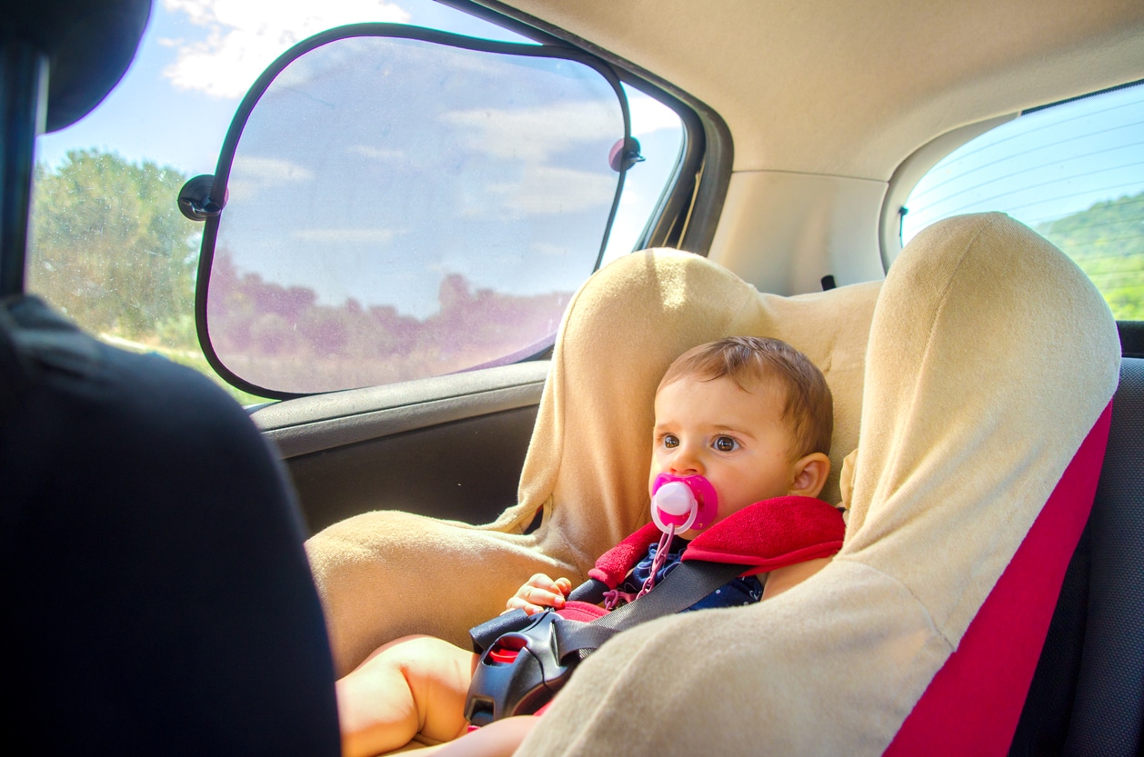 car blind for children